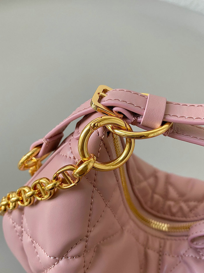 Mini Dior Caro Tulip Bag Pink S5139