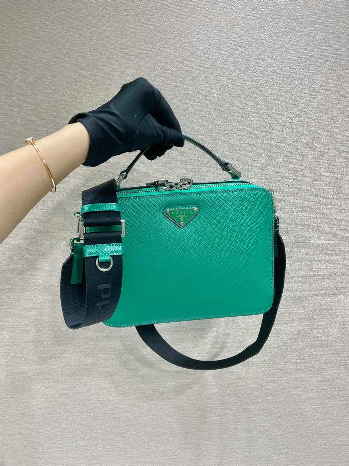 Prada Brique Saffiano leather bag Green 2VH069