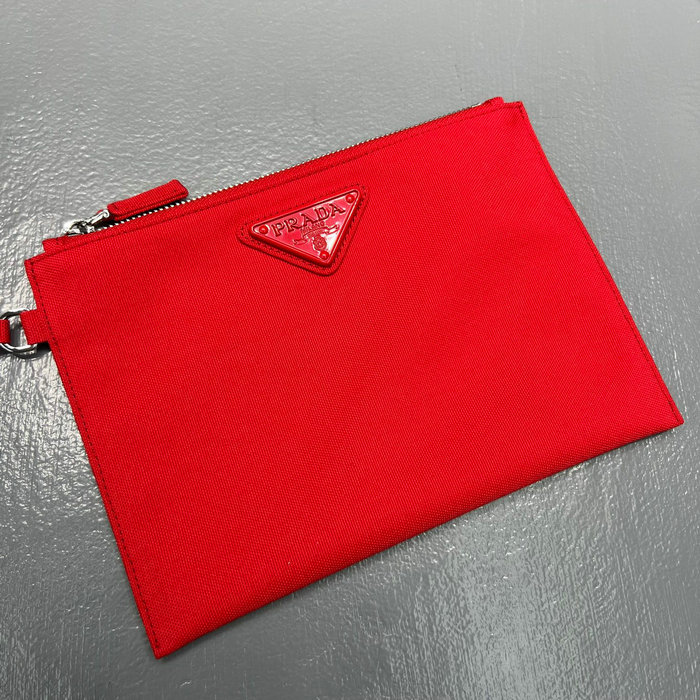 Prada Canvas hobo bag Red 2VY005