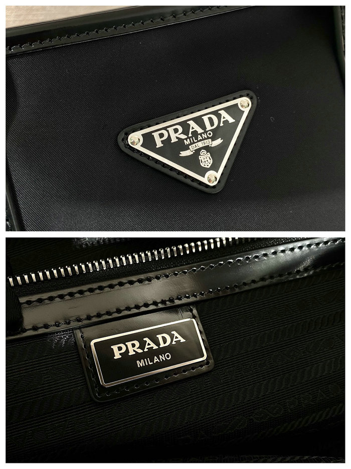 Prada Re-Nylon and Leather tote 2VG064