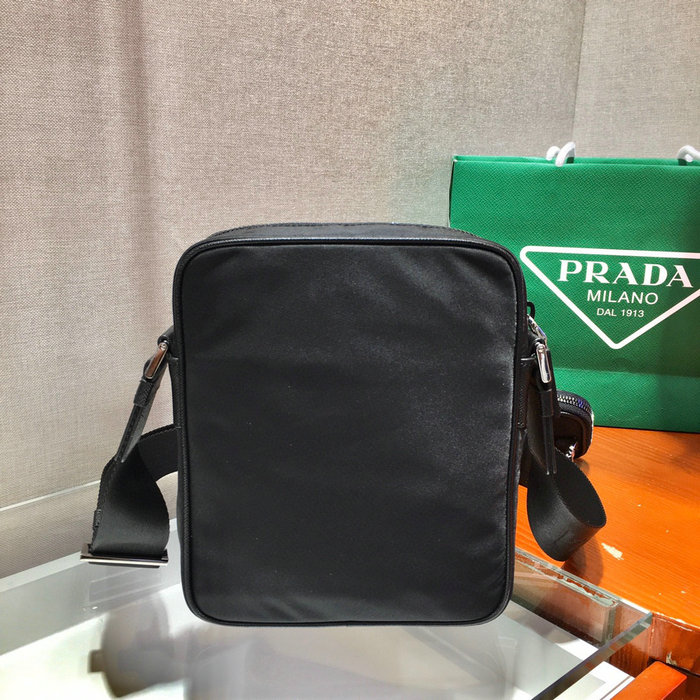 Prada Re-Nylon and Saffiano leather shoulder bag 2VH112