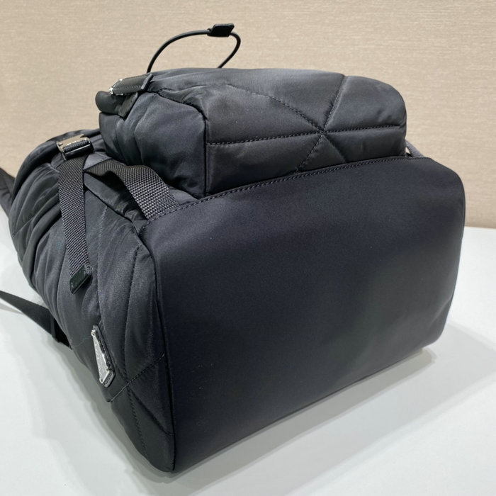 Prada Re-Nylon padded backpack with hood 2VZ135