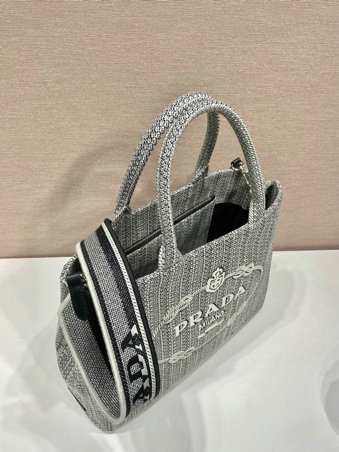 Prada Tote Bag Grey 1BA342