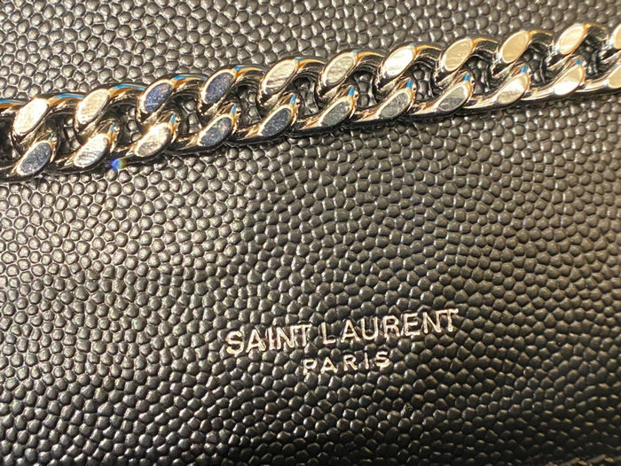 Saint Laurent Kate 24 Chain Bag Black with Silver 354021