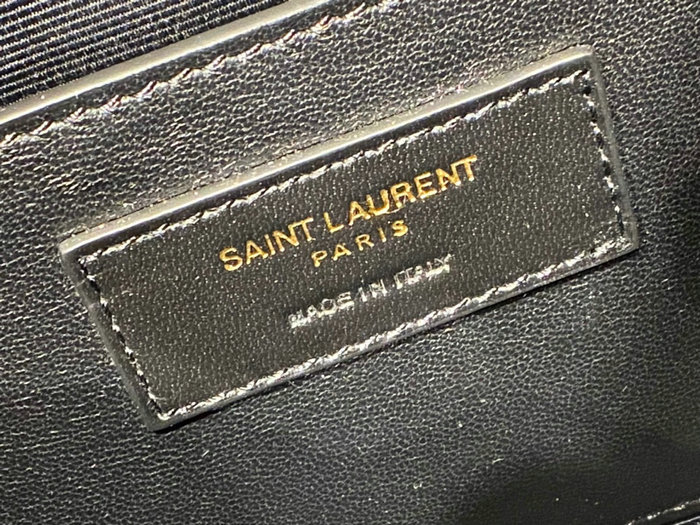 Saint Laurent Kate Small Bag Black with Gold 469390