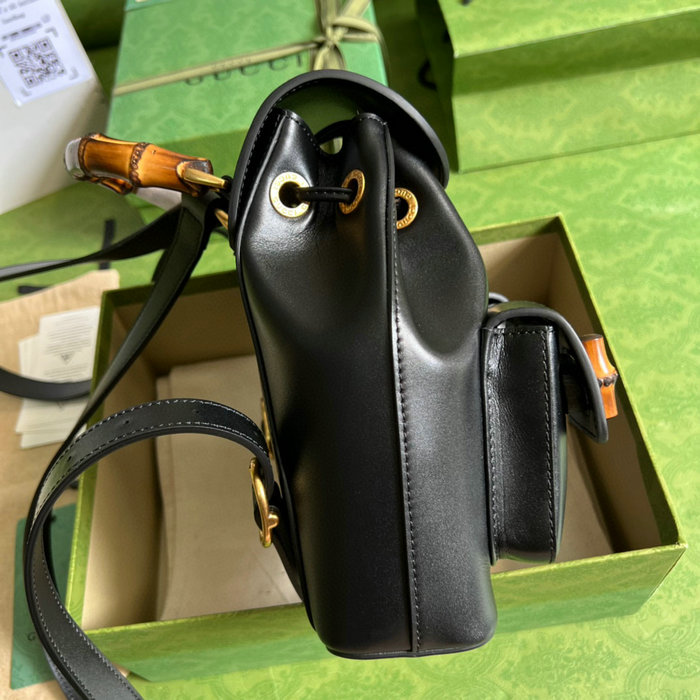 Gucci Bamboo small backpack Black 702101