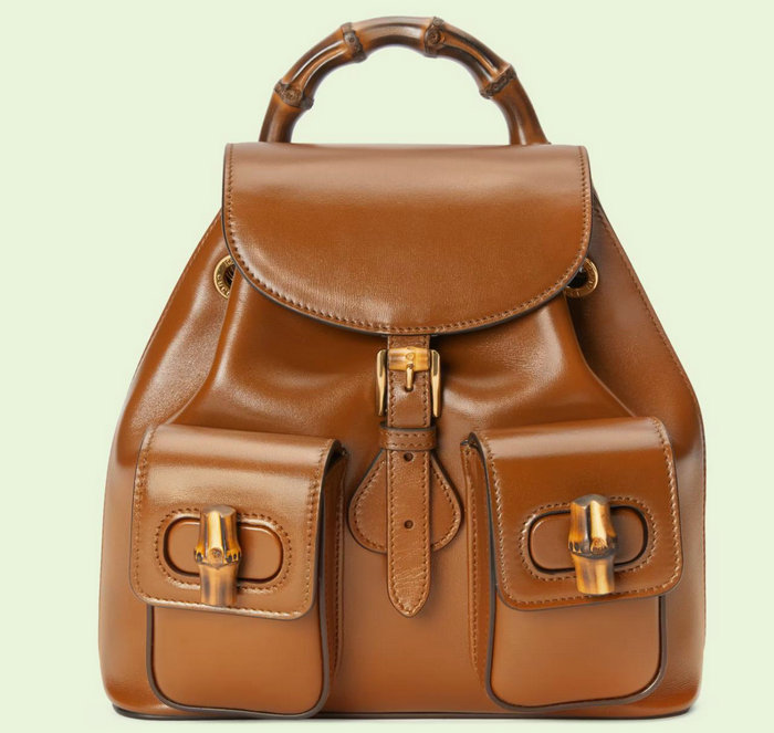 Gucci Bamboo small backpack Brown 702101