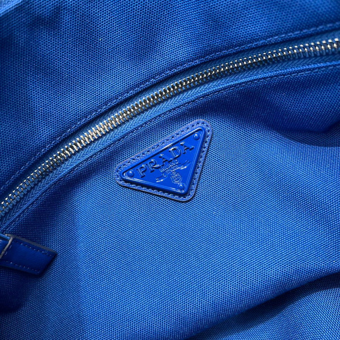 Prada Canvas Triangle Bag Blue 2VY007