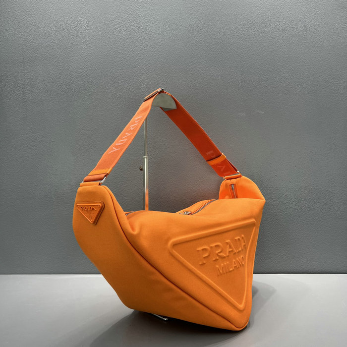 Prada Canvas Triangle Bag Orange 2VY007