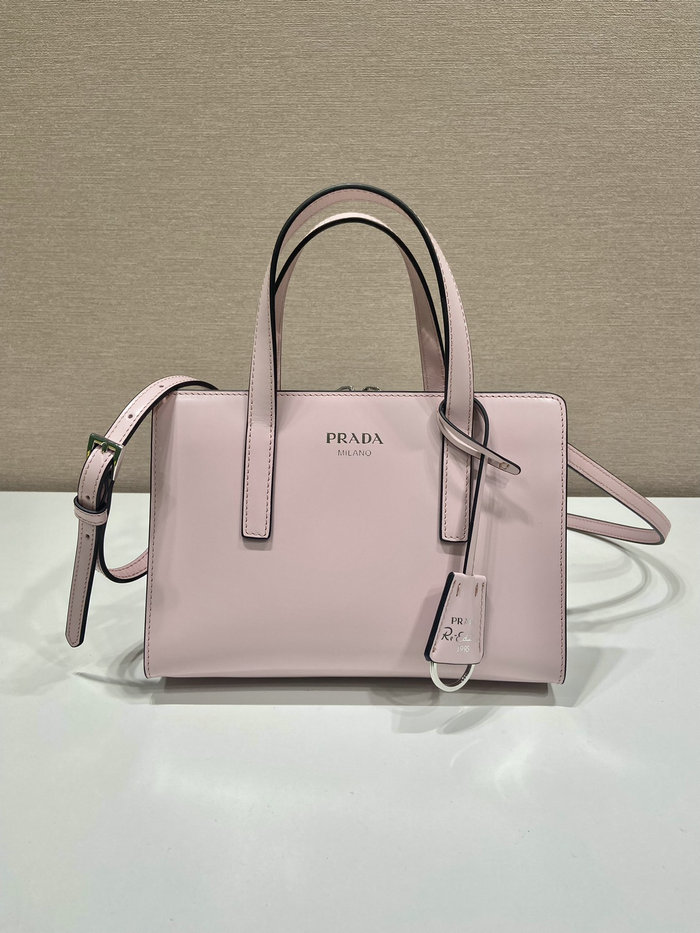 Prada Re-Edition 1995 brushed-leather mini handbag Pink 1BA357