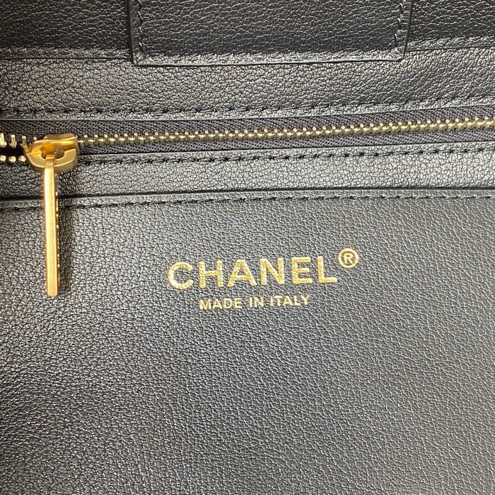 Chanel Calfskin Bucket Bag Black AS3452