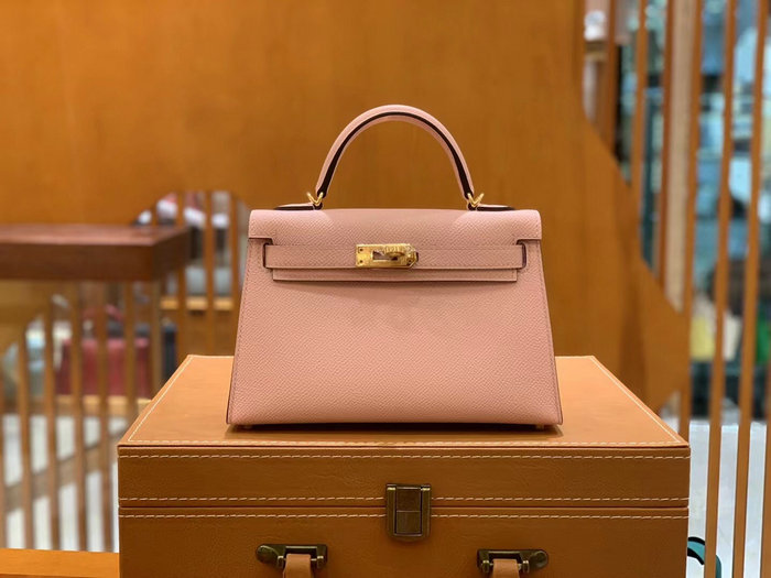 Hermes Mini Kelly II Bag Pink H82401