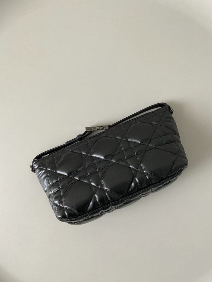 Medium Diortravel Nomad Pouch Black D6801