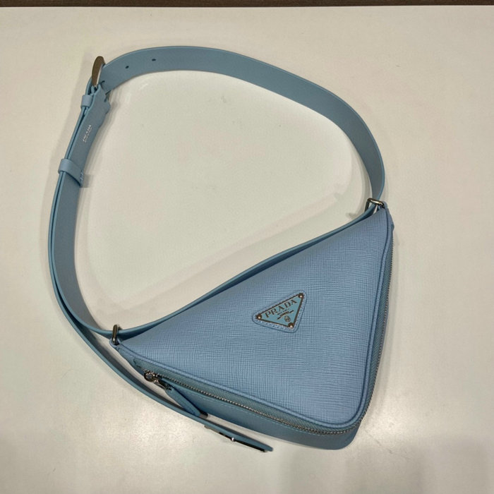 Prada Saffiano leather belt bag Blue 2VL039