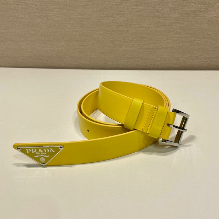 Prada Saffiano leather belt bag Yellow 2VL039