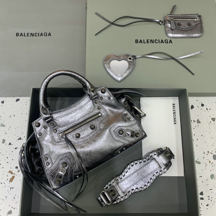 Balenciaga Neo Cagole XS shoulder bag Silver B70094