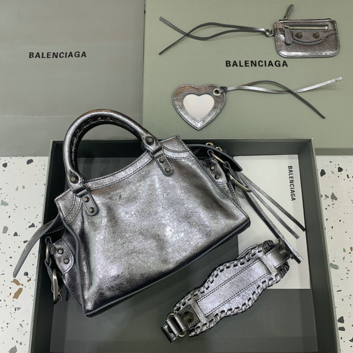Balenciaga Neo Cagole XS shoulder bag Silver B70094