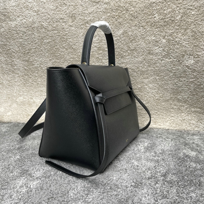 Celine Grained Calfskin Belt Bag Black C10221