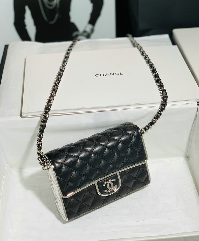 Chanel Small Evening Bag Black AS3308