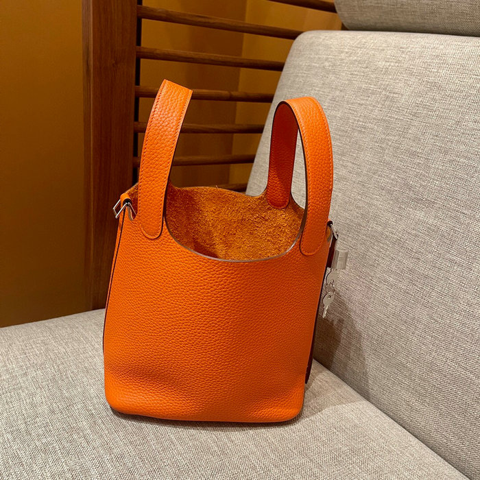 Hermes Picotin Lock 22 Tote Bag Orange H82301