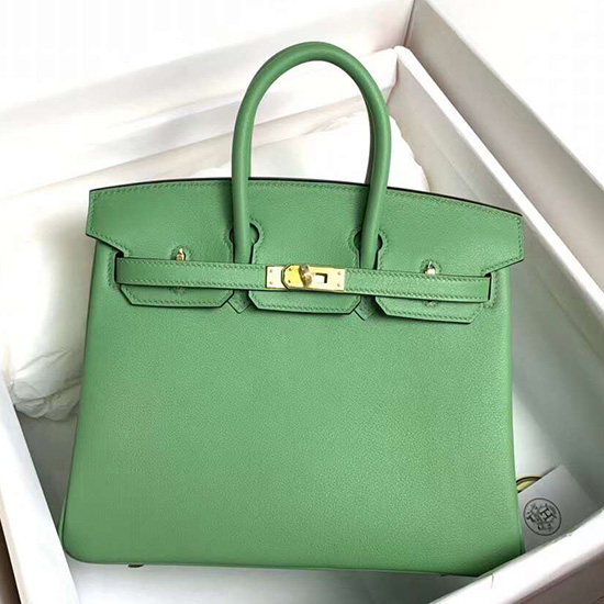 Hermes Swift Leather Birkin Bag Vert Criquet HB10231