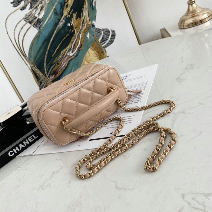 Chanel Vanity Case Bag Beige AS81118