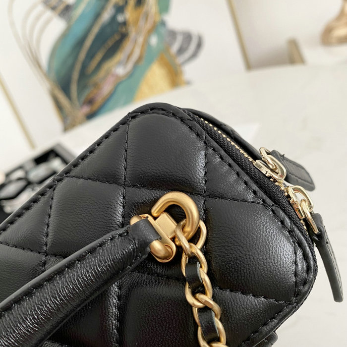 Chanel Vanity Case Bag Black AS81118