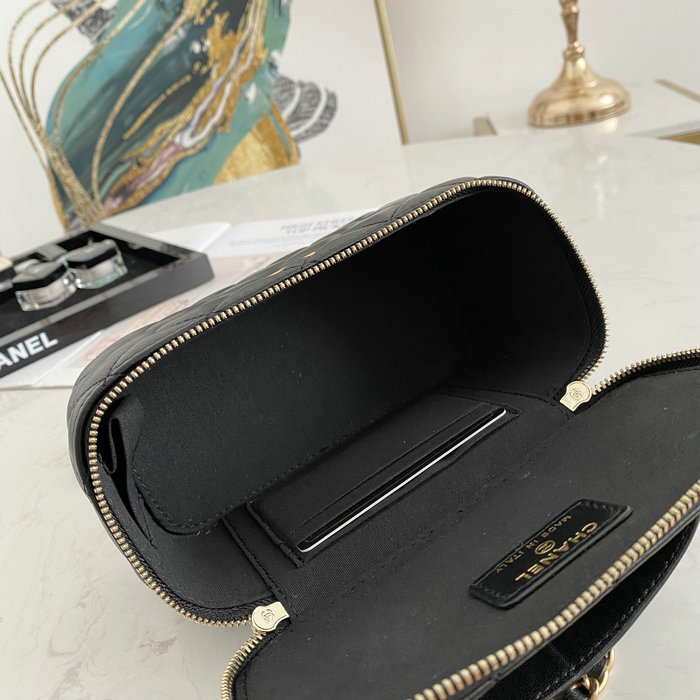 Chanel Vanity Case Bag Black AS81118