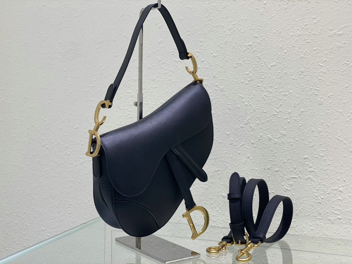 Dior Saddle Bag with Strap Black M0455
