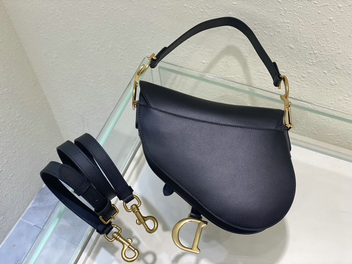 Dior Saddle Bag with Strap Black M0455
