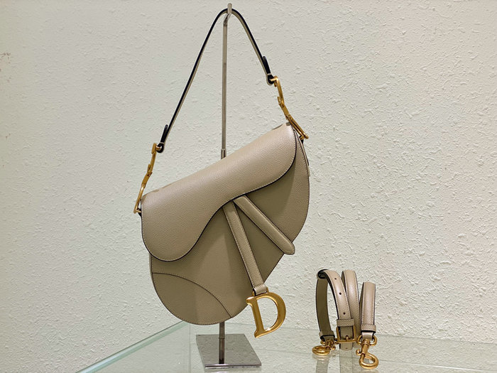 Dior Saddle Bag with Strap Powder Beige M0455