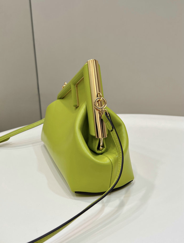 Fendi First small leather bag Green F80018