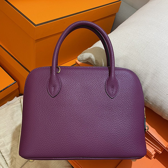 Hermes Bolide Clemence Leather Tote Bag Anemone HB12601