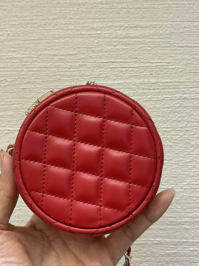 Chanel Clutch with Chain Red AP3074