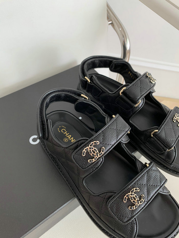 Chanel Sandals Black CS02172