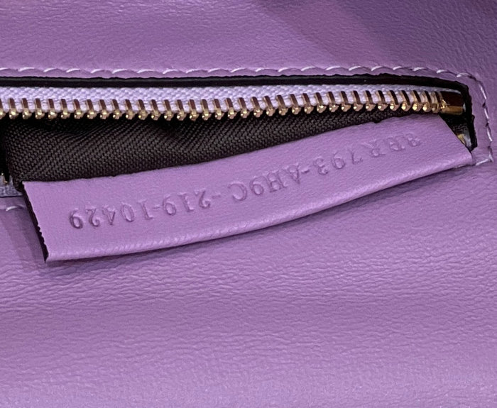 Fendi Baguette Chain Midi Bag Purple F8533