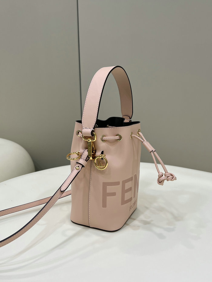 Fendi Mon Treso Bucket Bag Pink F8288