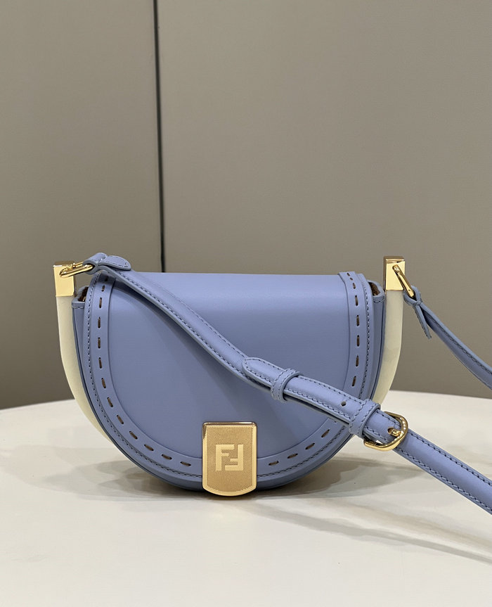 Fendi Moonlight Leather Bag Blue F80008