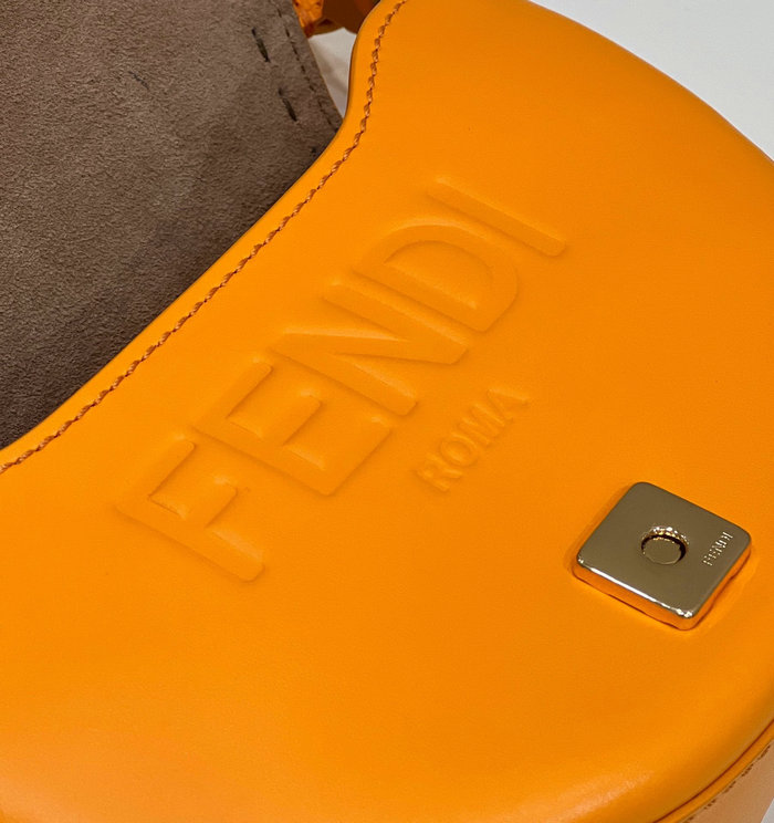Fendi Moonlight Leather Bag Orange F80008