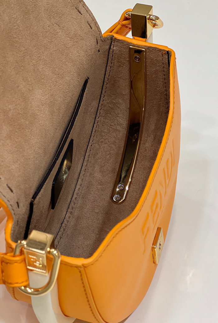 Fendi Moonlight Leather Bag Orange F80008