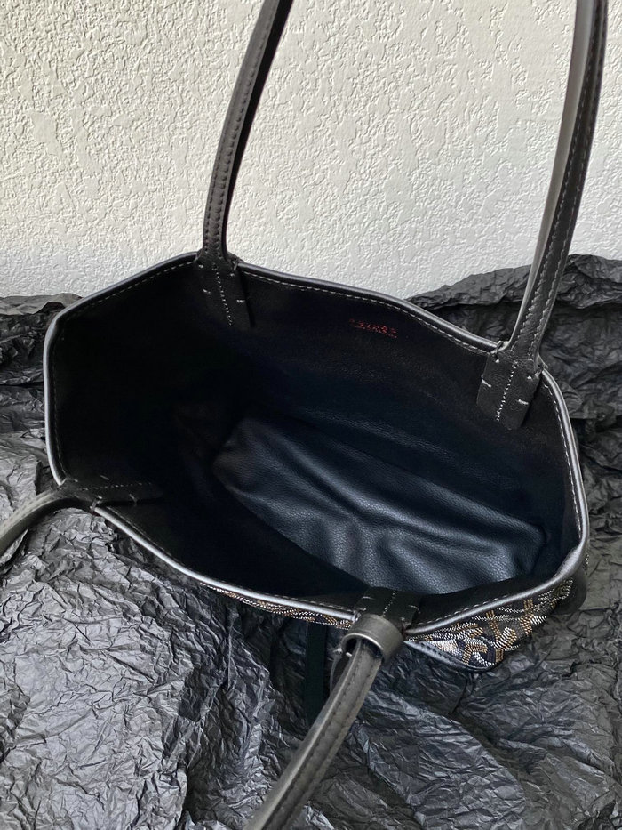 Goyard Goyardine Mini Tote Bag Black G6003