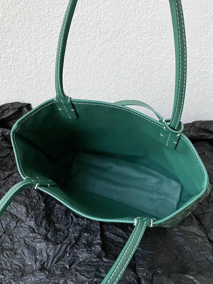 Goyard Goyardine Mini Tote Bag Green G6003