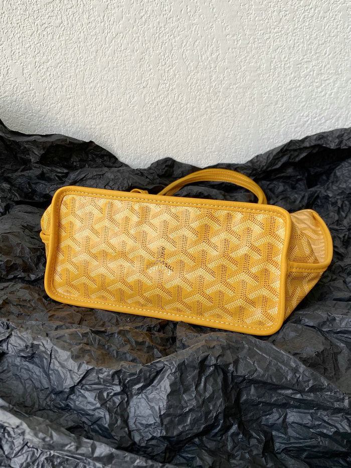 Goyard Goyardine Mini Tote Bag Yellow G6003