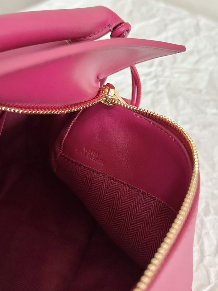 Loewe Small Puzzle Edge Leather Bag Pink L02231