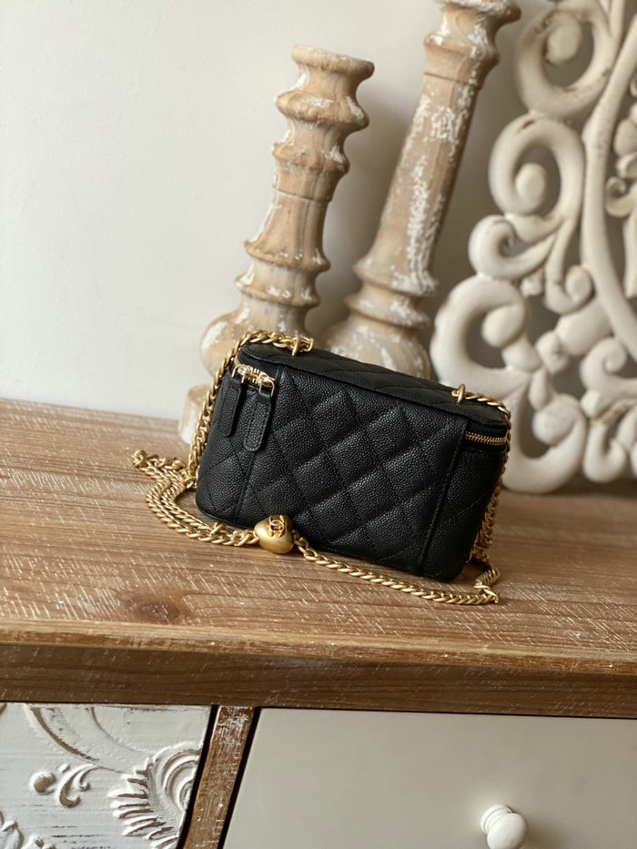 Chanel Small Vanity Case Black AP81247