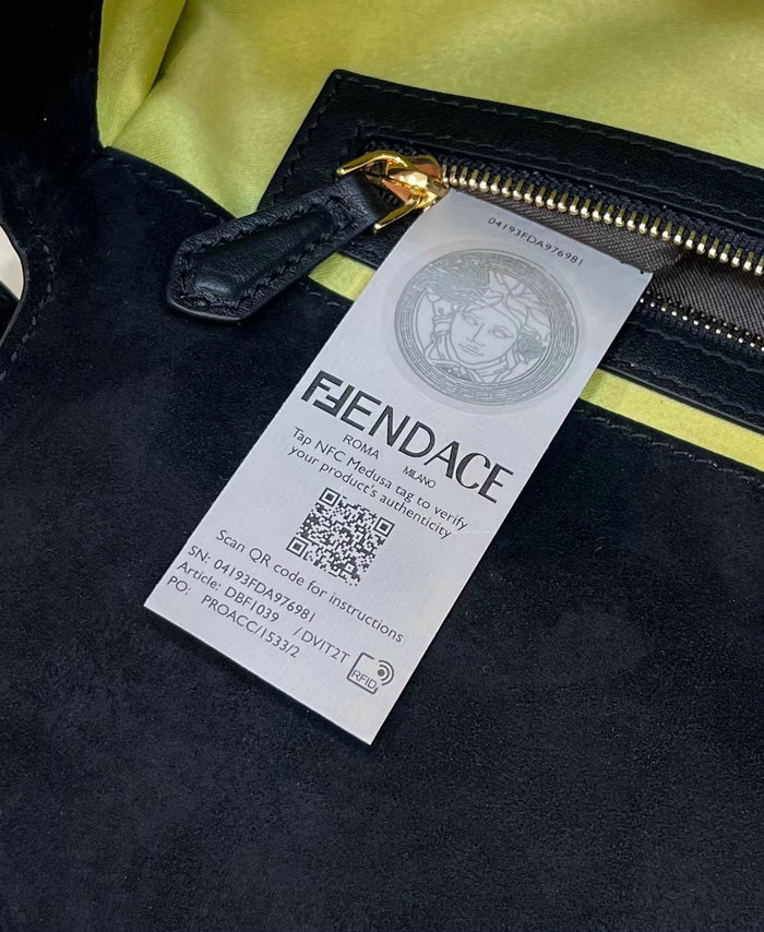 Fendi Fendace Baguette Shoulder Bag F8566