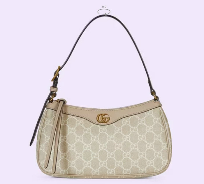 Gucci Ophidia GG small handbag White 735145