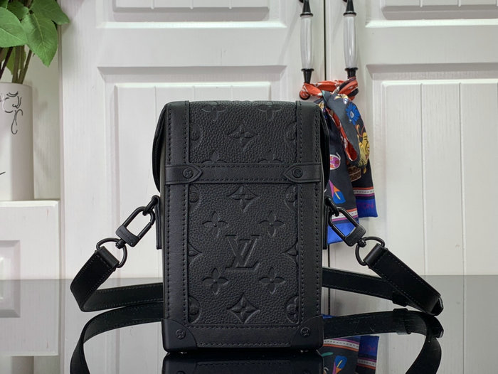 Louis Vuitton Leather Vertical Trunk Wearable Wallet M82077