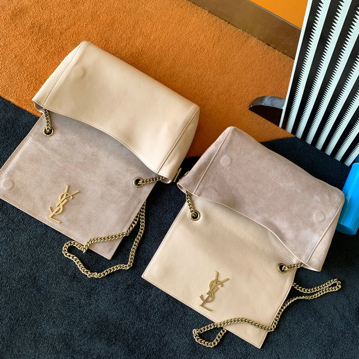 Saint Laurent Smooth Kate Medium Reversible Chain Bag Beige 712250