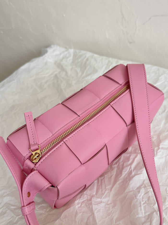 Bottega Veneta Brick Cassette Small Shoulder Bag Pink B721966
